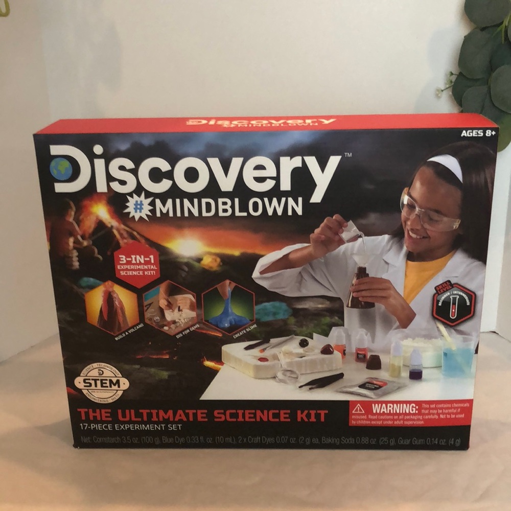 STEM Discovery Mindblown The Ultimate Science Kit 3 in 1 Experiment Set NWT
